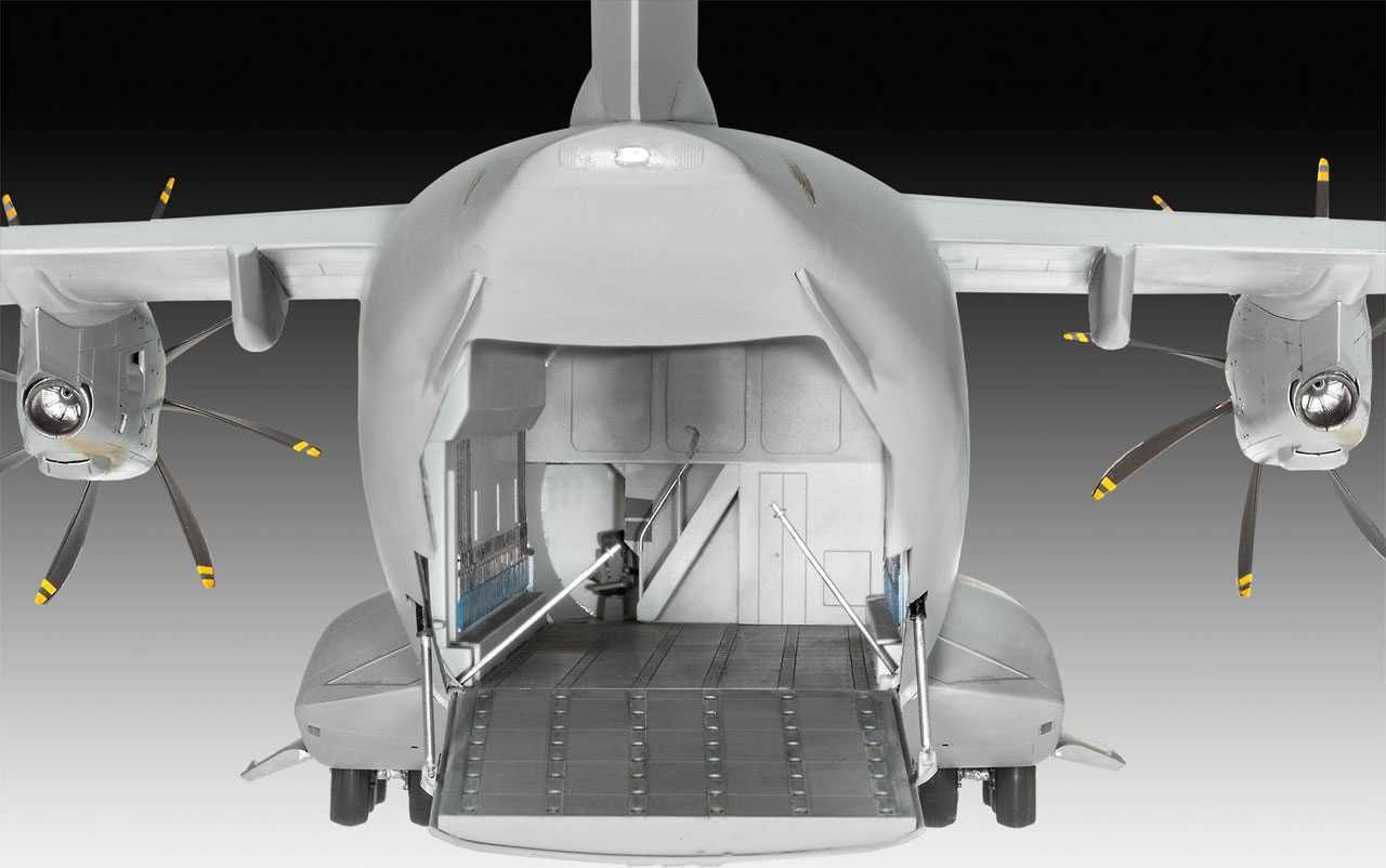 REVELL Plastic ModelKit letadlo 03929 - Airbus A400M ATLAS (1:72) - obrázek 4