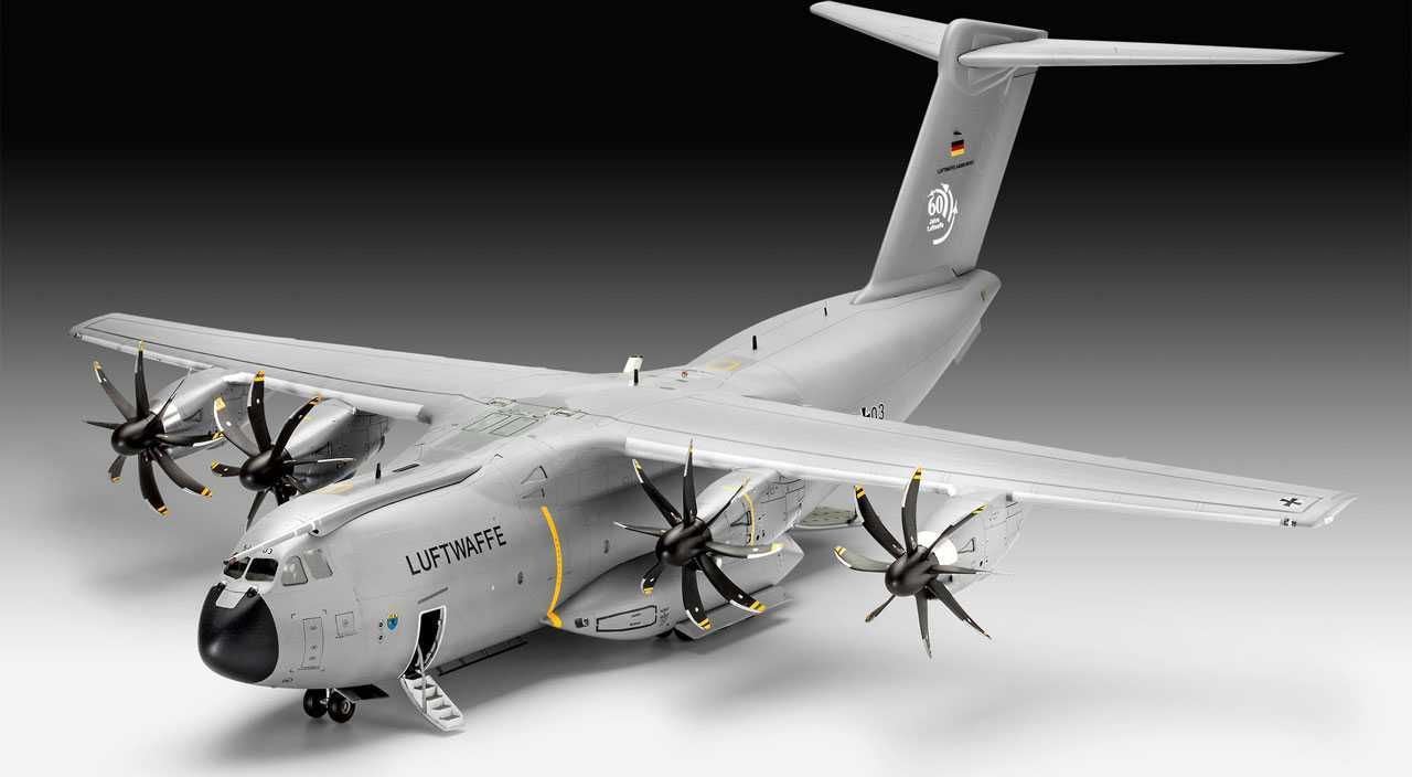 REVELL Plastic ModelKit letadlo 03929 - Airbus A400M ATLAS (1:72) - obrázek 7