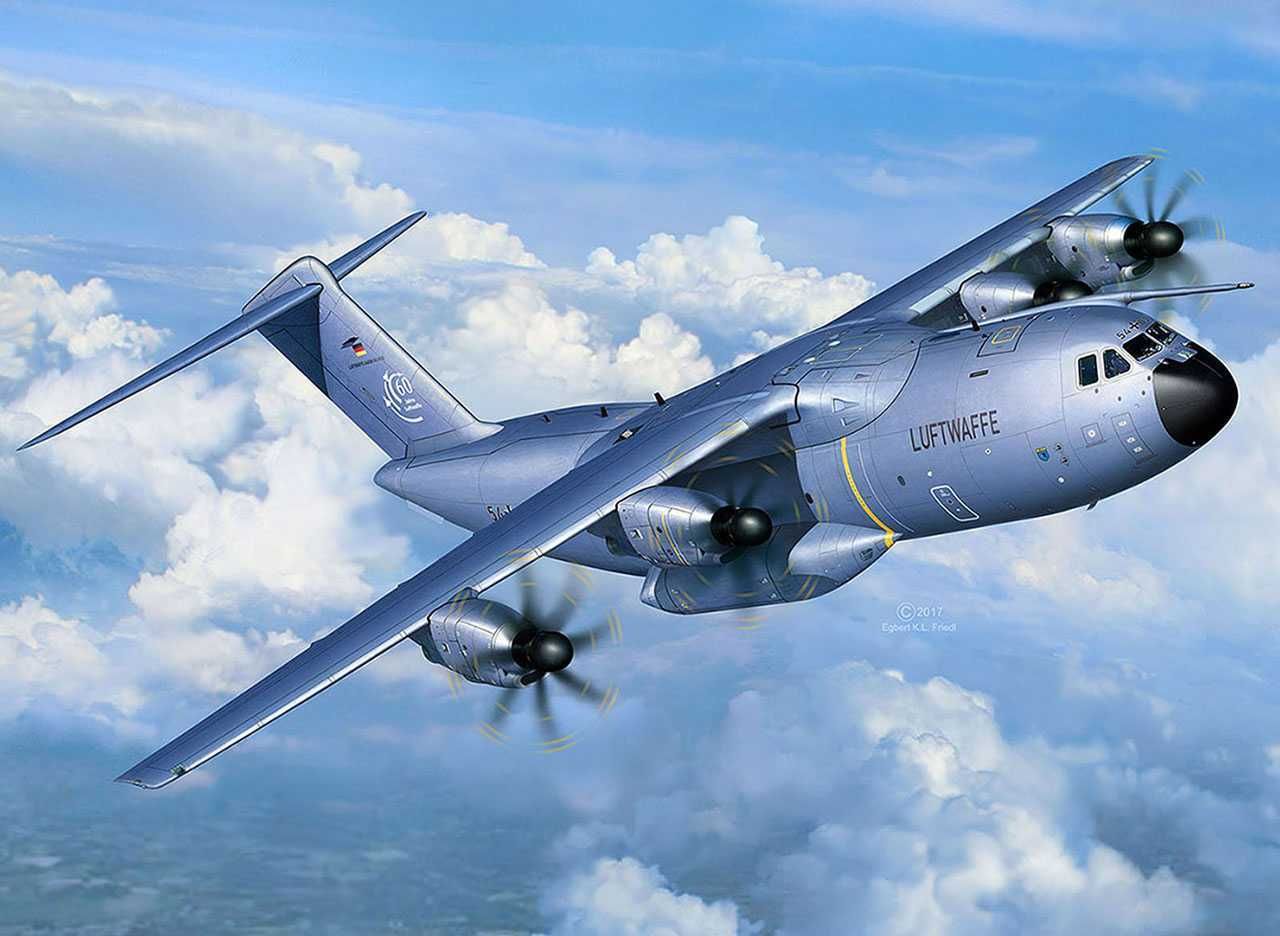 REVELL Plastic ModelKit letadlo 03929 - Airbus A400M ATLAS (1:72) - obrázek 8