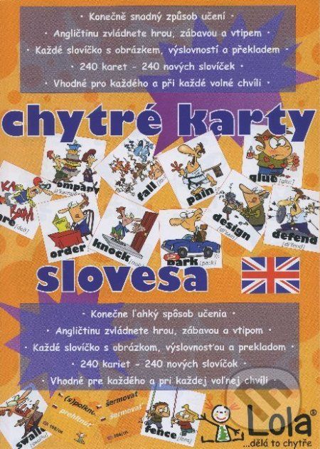 Chytré karty: Angličtina - Slovesa - - obrázek 1
