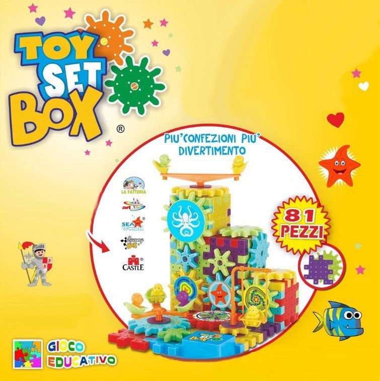 HolidaySport Dětská pohyblivá stavebnice Toy Set Box - obrázek 1