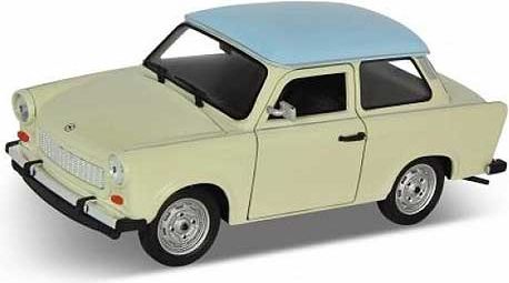 Welly - Trabant 601 1:34 krémový s modrou střechou - obrázek 1