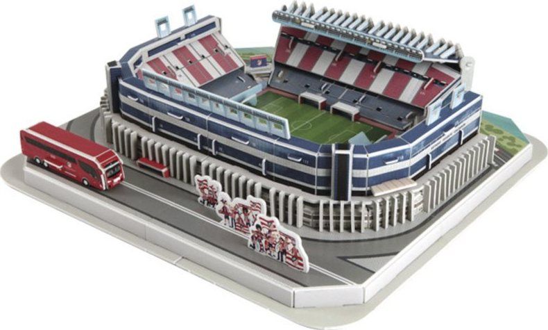 NANOSTAD 3D puzzle Stadion Vicente Calderón - Atlético de Madrid - obrázek 2