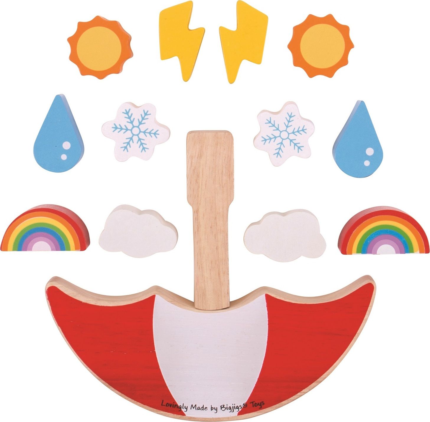 Bigjigs Toys Balanční hra Počasí - obrázek 3