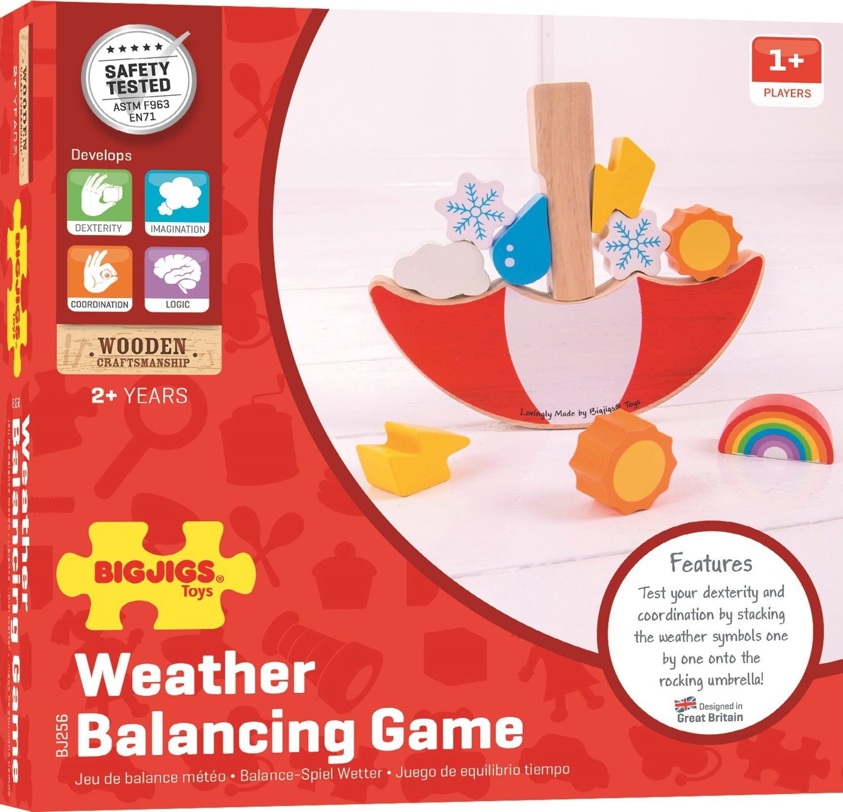 Bigjigs Toys Balanční hra Počasí - obrázek 5