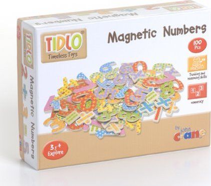 Tidlo Dřevěné magnetické číslice 100ks - obrázek 2
