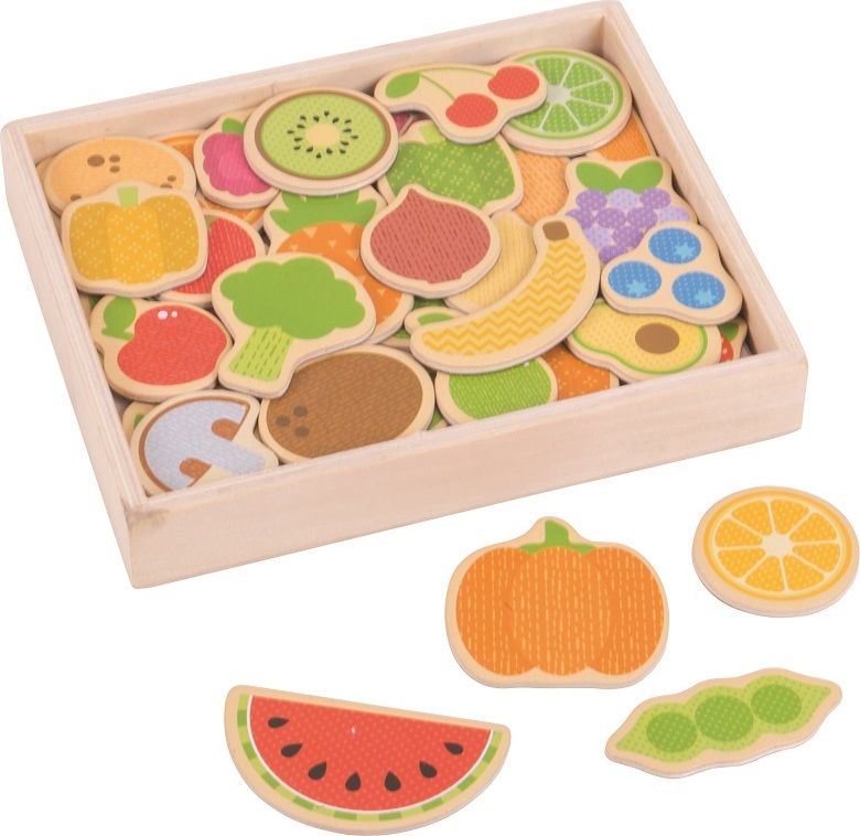 Bigjigs Toys Magnetky ovoce a zelenina - obrázek 2
