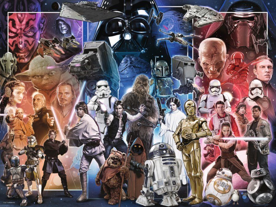 RAVENSBURGER Puzzle Svět Star Wars 1500 dílků - obrázek 1