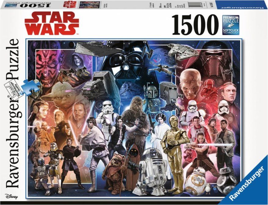RAVENSBURGER Puzzle Svět Star Wars 1500 dílků - obrázek 2