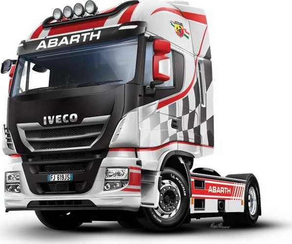 ITALERI Model Kit truck 3934 - IVECO HI-WAY E5 ABARTH (1:24) - obrázek 2