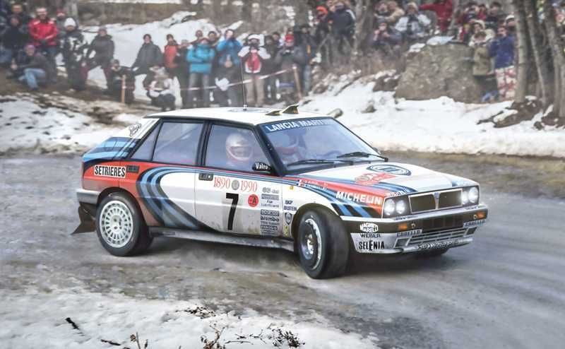 ITALERI Model Kit auto 3658 - Lancia Delta HF Integrale (1:24) - obrázek 4