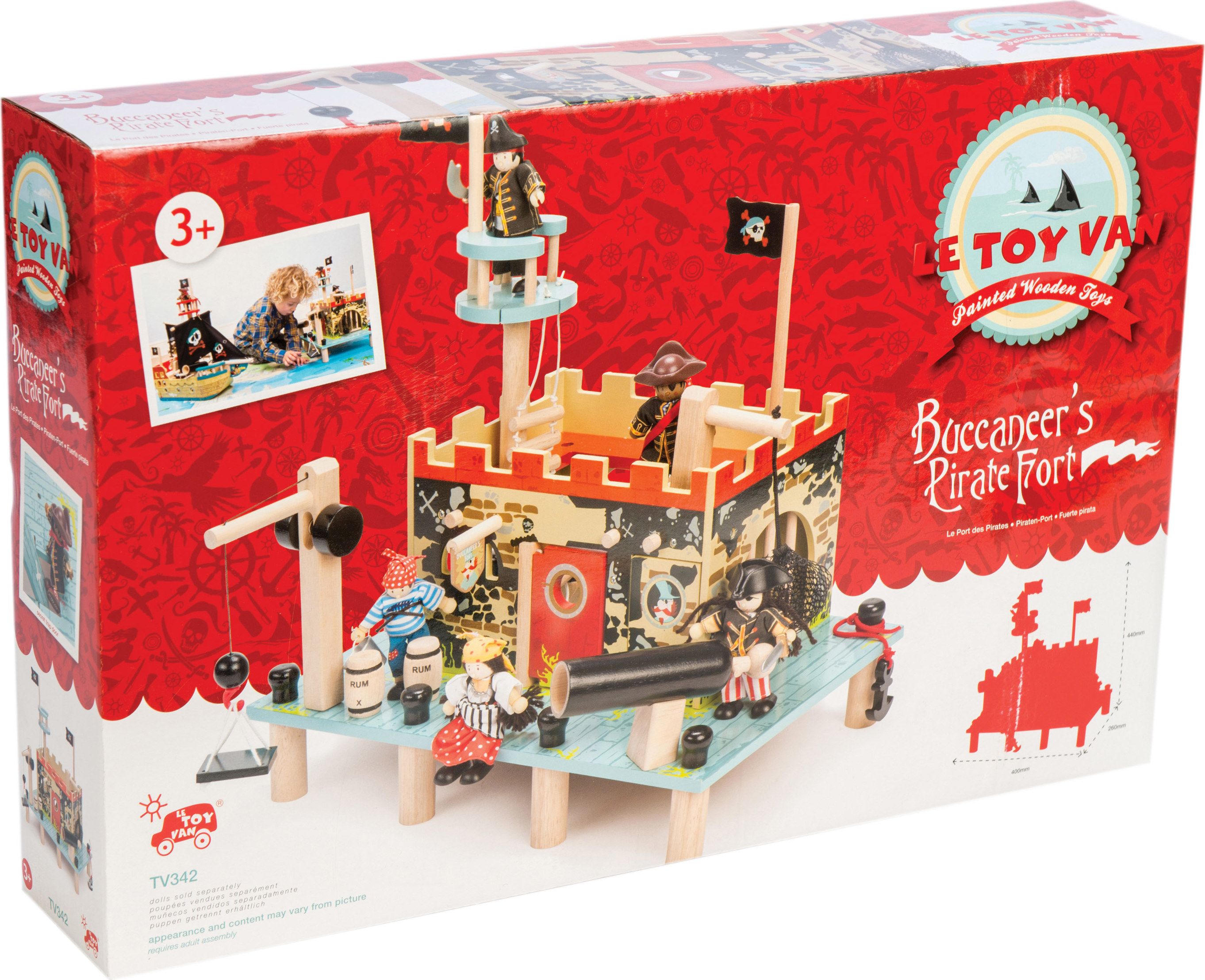 Le Toy Van Pirátská pevnost Buccaneer - obrázek 3