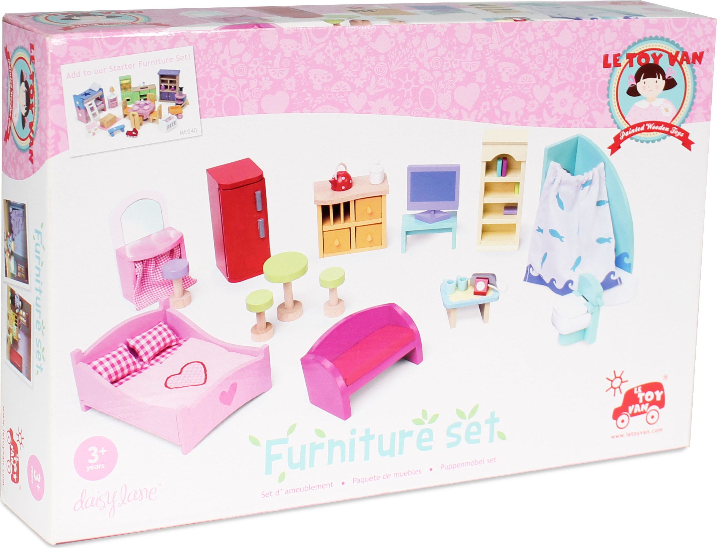 Le Toy Van Nábytek kompletní set do domečku Deluxe - obrázek 2