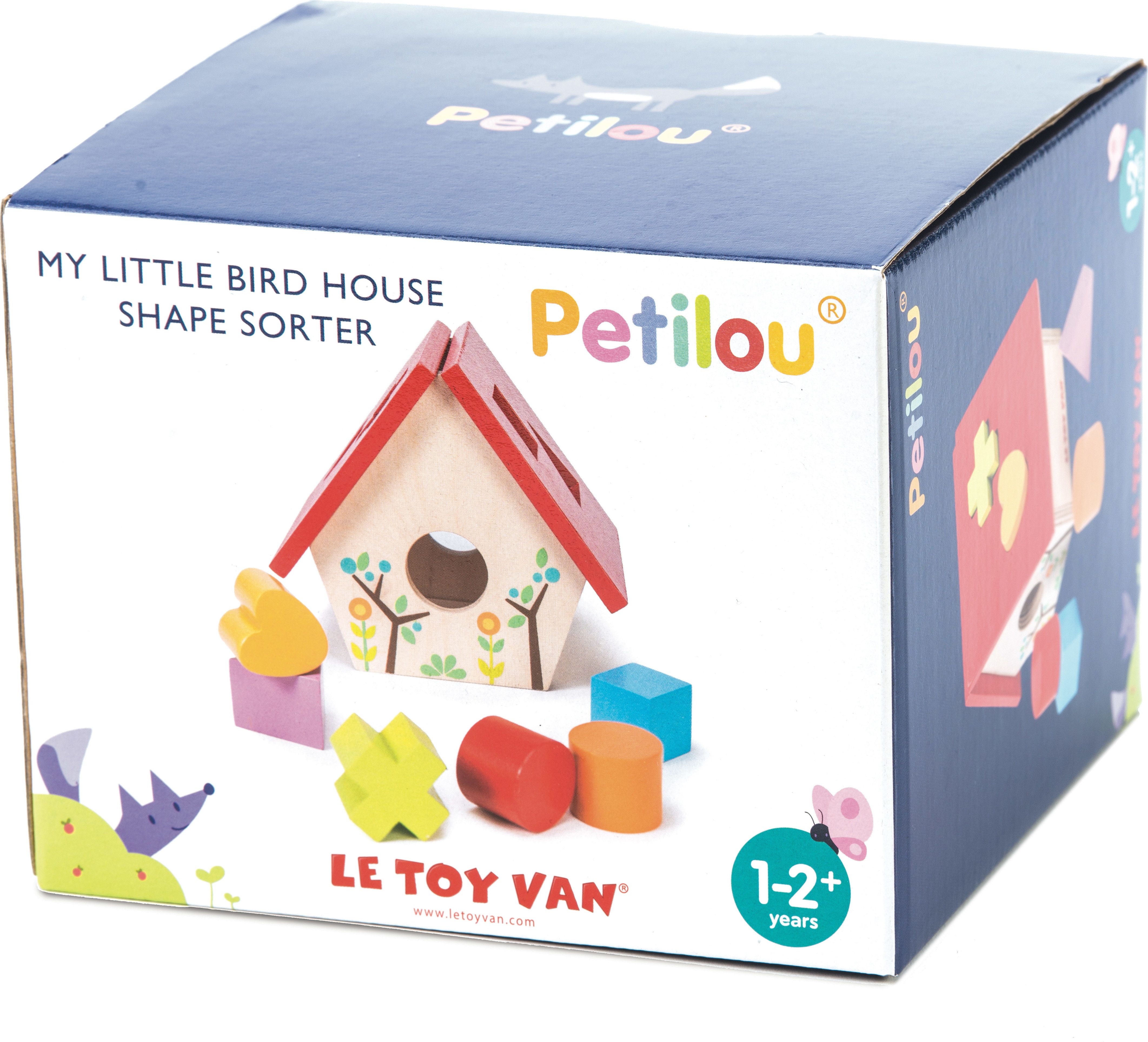 Le Toy Van Petilou Ptačí budka s tvary - obrázek 4