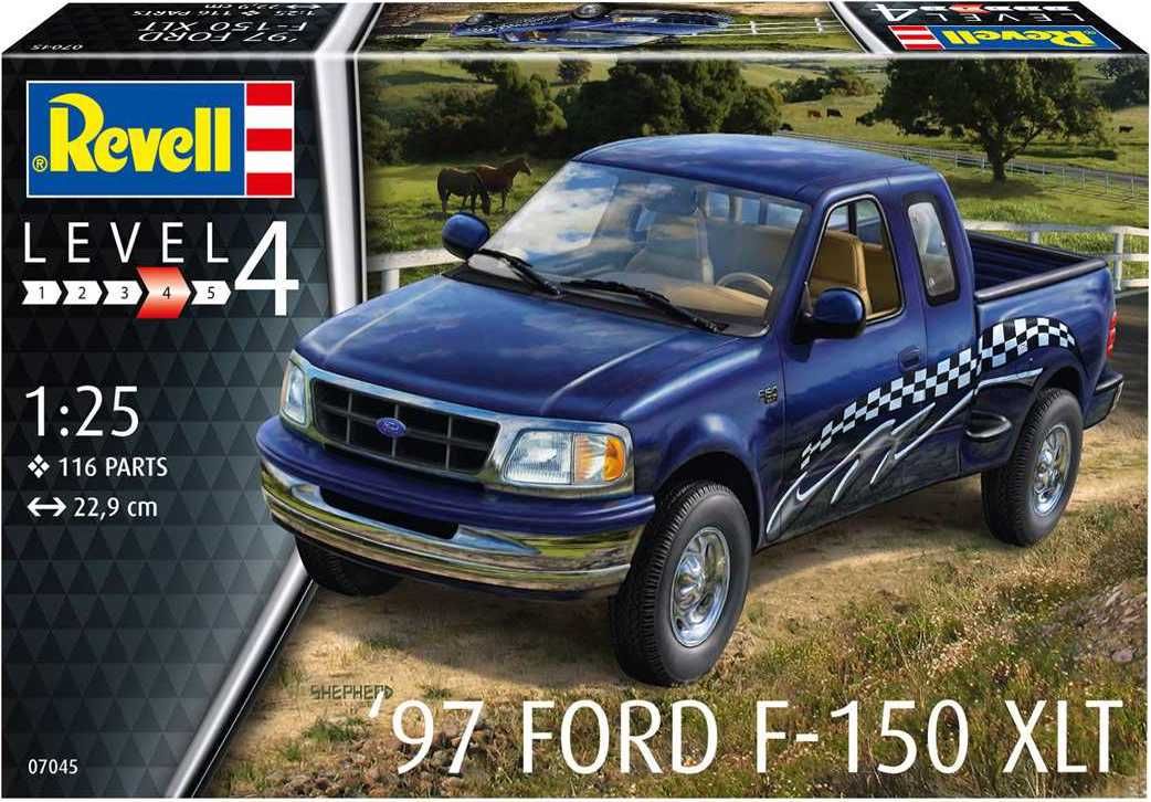 REVELL Plastic ModelKit auto 07045 - '97 Ford F-150 XLT (1:25) - obrázek 5