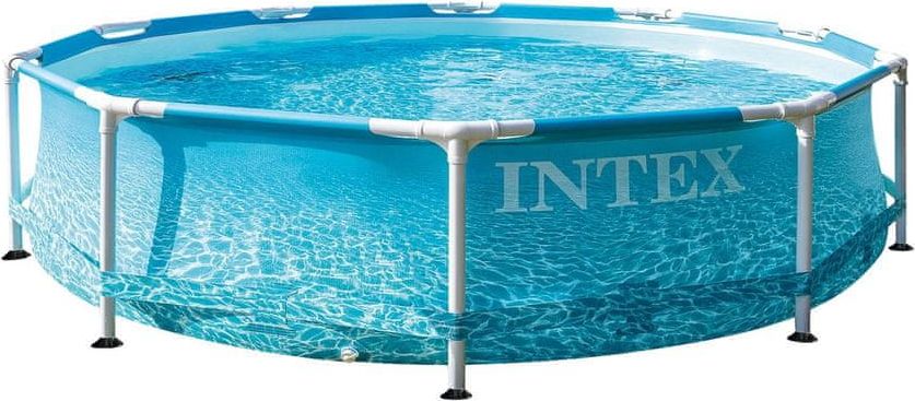 ECD Germany Kulatý bazén Intex Frame Pool, 305x76 cm, modrý - obrázek 1
