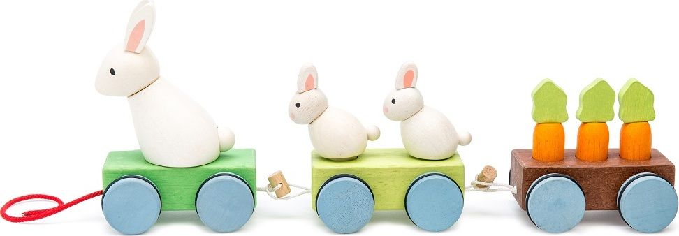 Le Toy Van Petilou Vláček králíček - obrázek 1