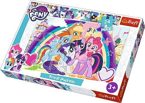 TREFL Puzzle My Little Pony: Šťastní poníci MAXI 24 dílků - obrázek 2
