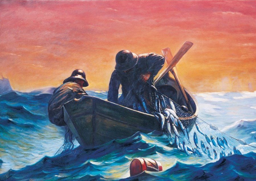 ART PUZZLE Puzzle Síť se sledi 1000 dílků - obrázek 1
