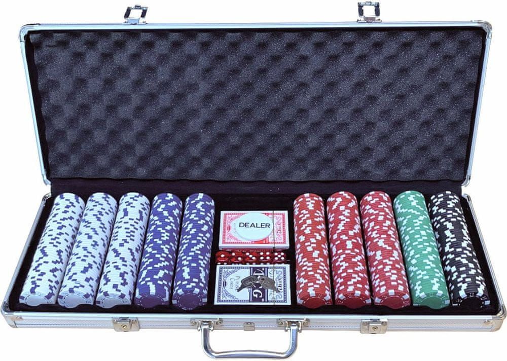 Pokerový kufřík Las Vegas 500 žetonů 11,5 g - obrázek 1
