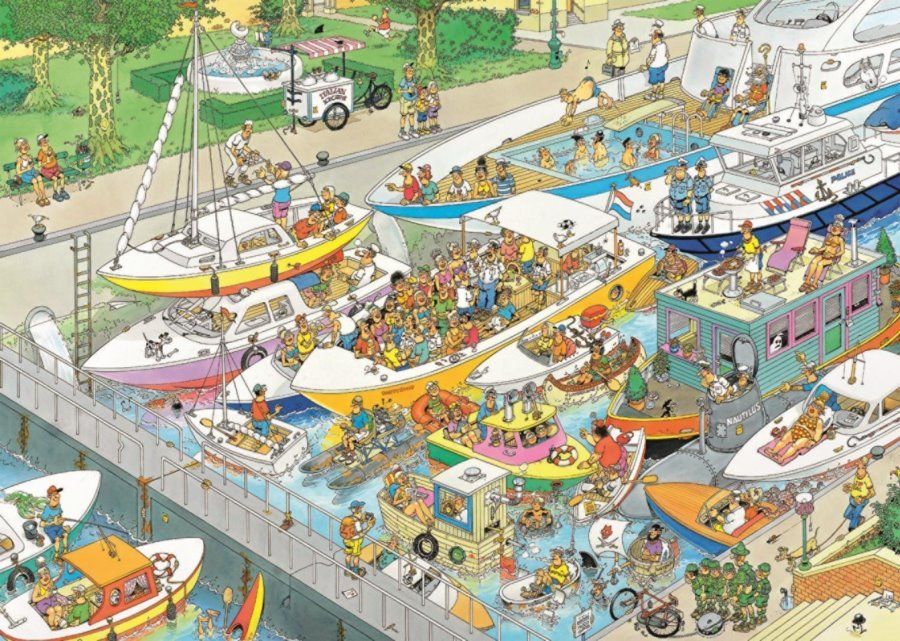 JUMBO Puzzle Zdymadlo 1000 dílků - obrázek 1
