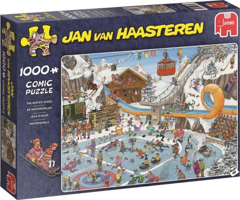 JUMBO Puzzle Zimní sporty 1000 dílků - obrázek 2