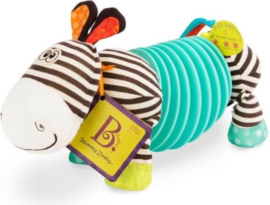 B. Toys Tahací harmonika zebra Squeezy Zeeby - obrázek 1