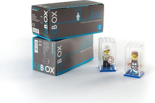 Fabiox Sběratelský box na LEGO minifigurky - 4x4 - 8ks - obrázek 1