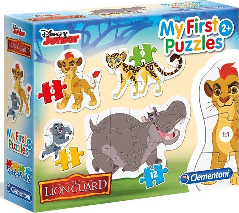 Clementoni - Puzzle 3+6+9+12, Lion Guard - obrázek 1
