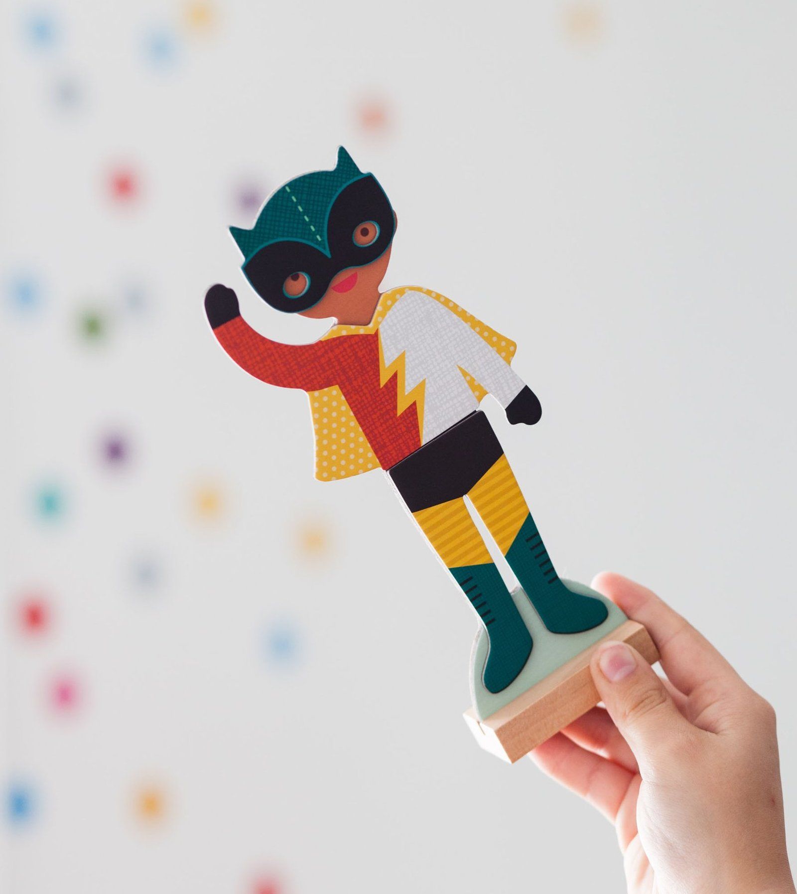 Petitcollage magnetické puzzle - Superhrdinové - obrázek 4