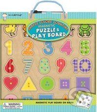 Magnetic Puzzle and Play Boards: Shapes Colors Counting - - obrázek 1