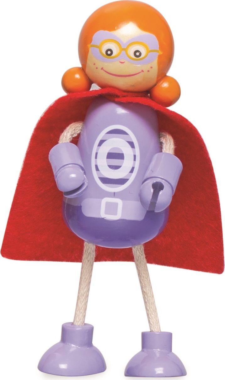 Tidlo Dřevěné postavičky Superhrdinové - obrázek 2