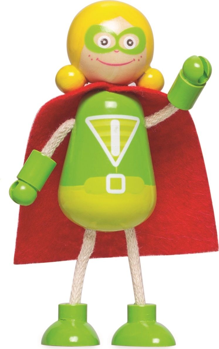 Tidlo Dřevěné postavičky Superhrdinové - obrázek 4
