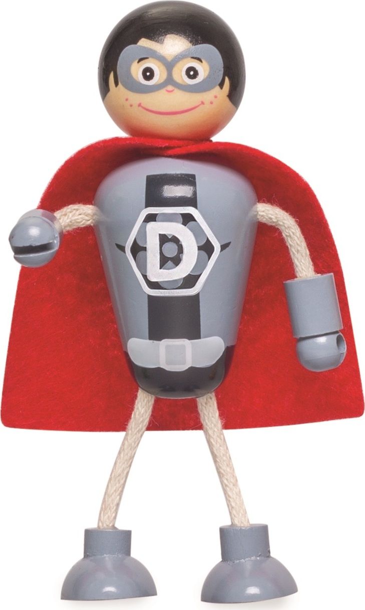 Tidlo Dřevěné postavičky Superhrdinové - obrázek 6