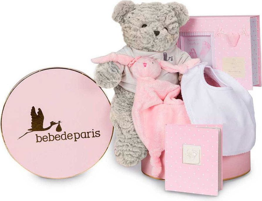 Bebé de París Vzpomínková výbavička pro miminko - růžová - obrázek 1