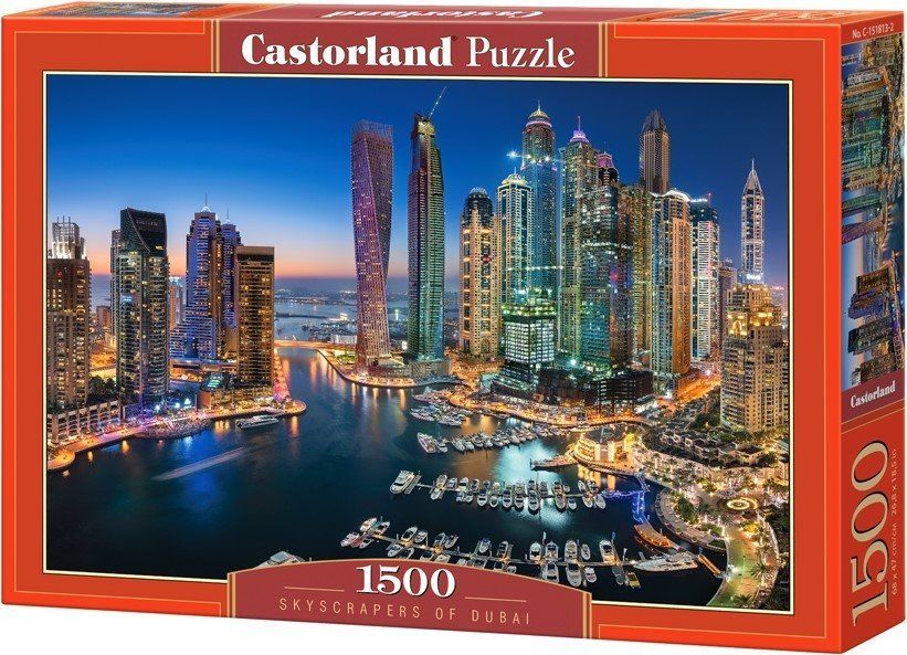 Castorland Puzzle 1500 dílků Skyscrapers of Dubaï - obrázek 4