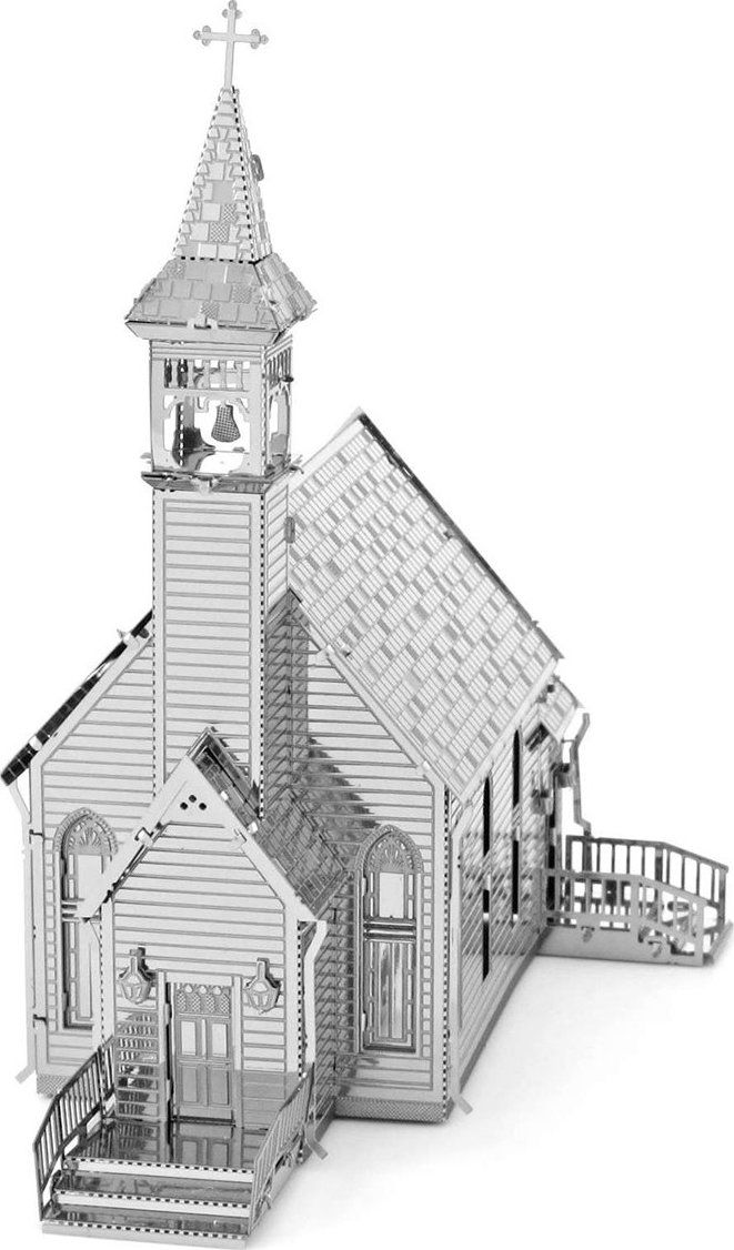 METAL EARTH 3D puzzle Starý kostel - obrázek 3