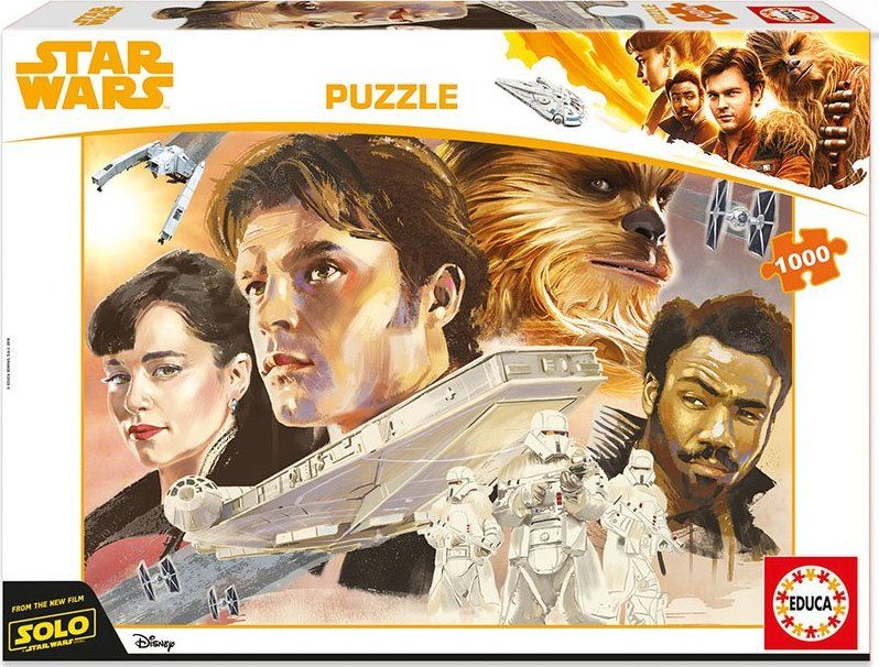 EDUCA poškozený obal: Puzzle Star Wars: Solo 1000 dílků - obrázek 1