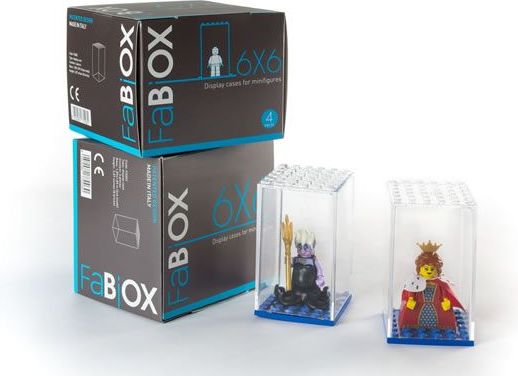 Fabiox Sběratelský box na LEGO minifigurky - 6x6 - 8 ks - obrázek 1