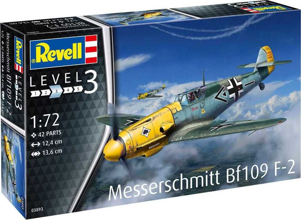 REVELL Plastic ModelKit letadlo 03893 - Messerschmitt Bf109 F-2 (1:72) - obrázek 1