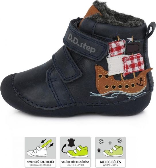 Dětské zimní boty DDStep W015-568 modrá (21) - DDstep s.r.o. - obrázek 1