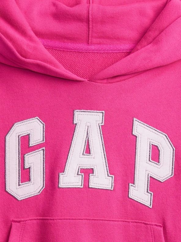 Mikina dětská GAP | Růžová | Dívčí | XXL - obrázek 3