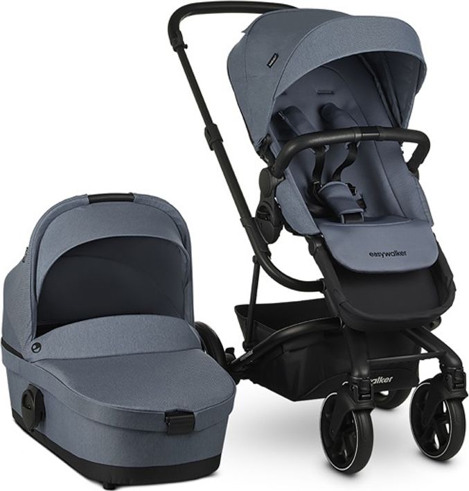 EASYWALKER Set XXL kočárek kombinovaný Harvey3 Steel Blue s příslušenstvím - obrázek 2