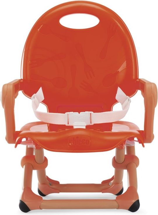 CHICCO Podsedák přenosný Pocket Snack na židli - Poppy red - obrázek 2