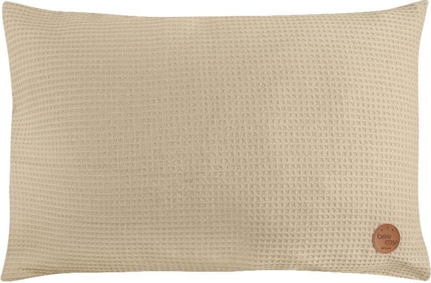 BeeMy Péřový polštář 60x40 DELUXE BEIGE - obrázek 1