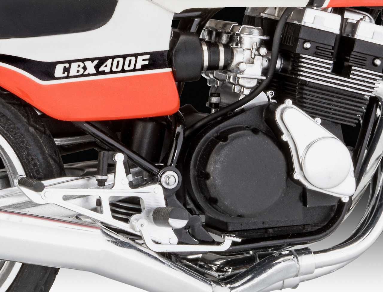 REVELL Plastic ModelKit motorka 07939 - Honda CBX 400 F (1:12) - obrázek 7