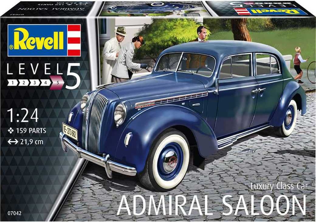 REVELL Plastic ModelKit auto 07042 - Luxury Class Car Admiral Saloon (1:24) - obrázek 2