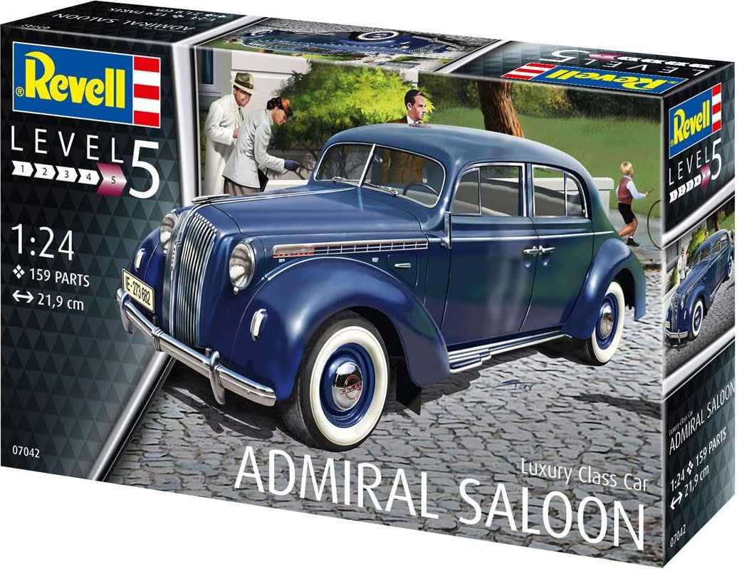 REVELL Plastic ModelKit auto 07042 - Luxury Class Car Admiral Saloon (1:24) - obrázek 3