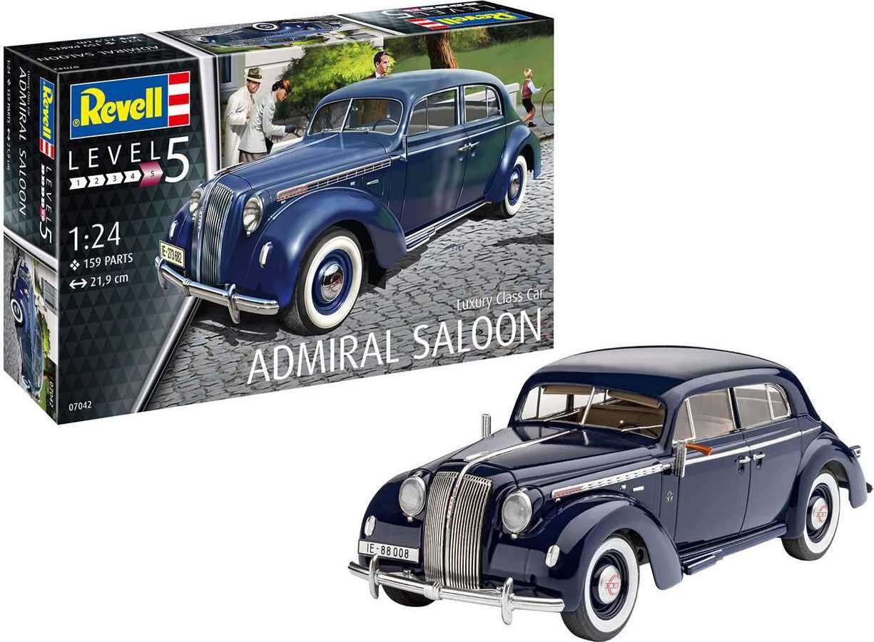 REVELL Plastic ModelKit auto 07042 - Luxury Class Car Admiral Saloon (1:24) - obrázek 10