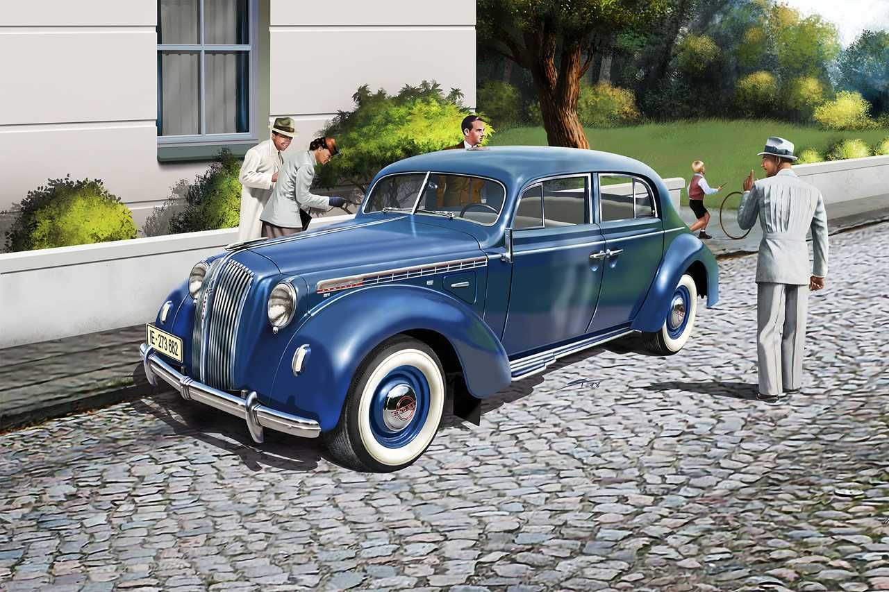 REVELL Plastic ModelKit auto 07042 - Luxury Class Car Admiral Saloon (1:24) - obrázek 11
